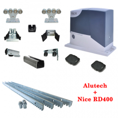 Комплект Alutech для откатных ворот с автоматикой Nice Комплект Alutech для откатных ворот с автоматикой Nice